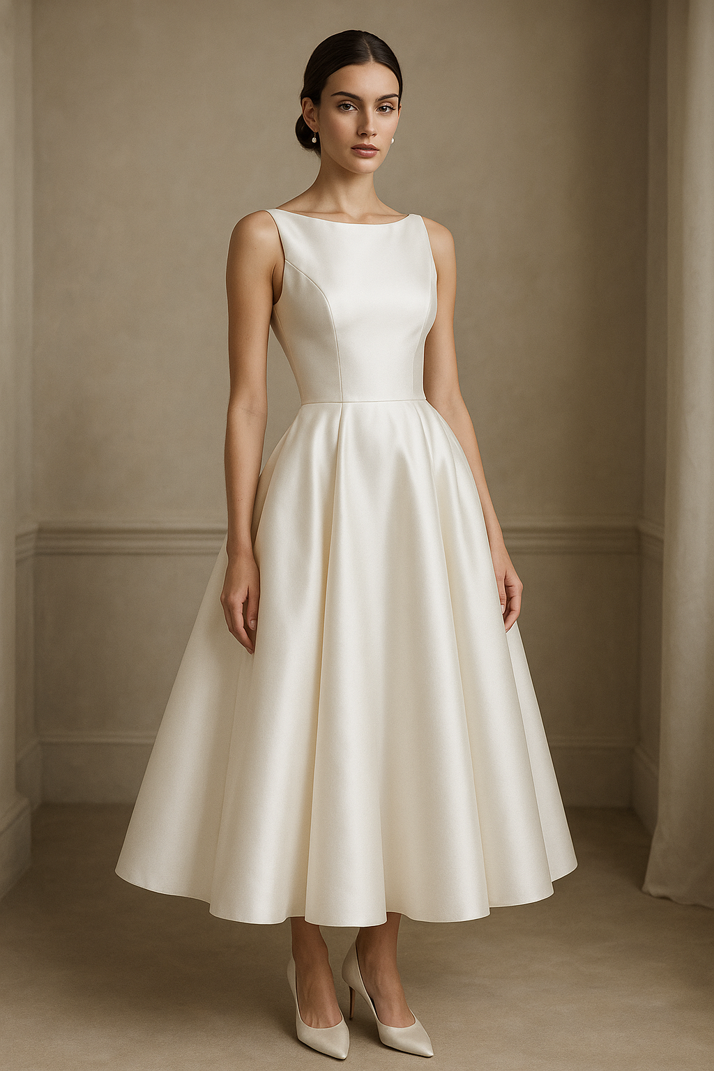 Tea-Length Gown