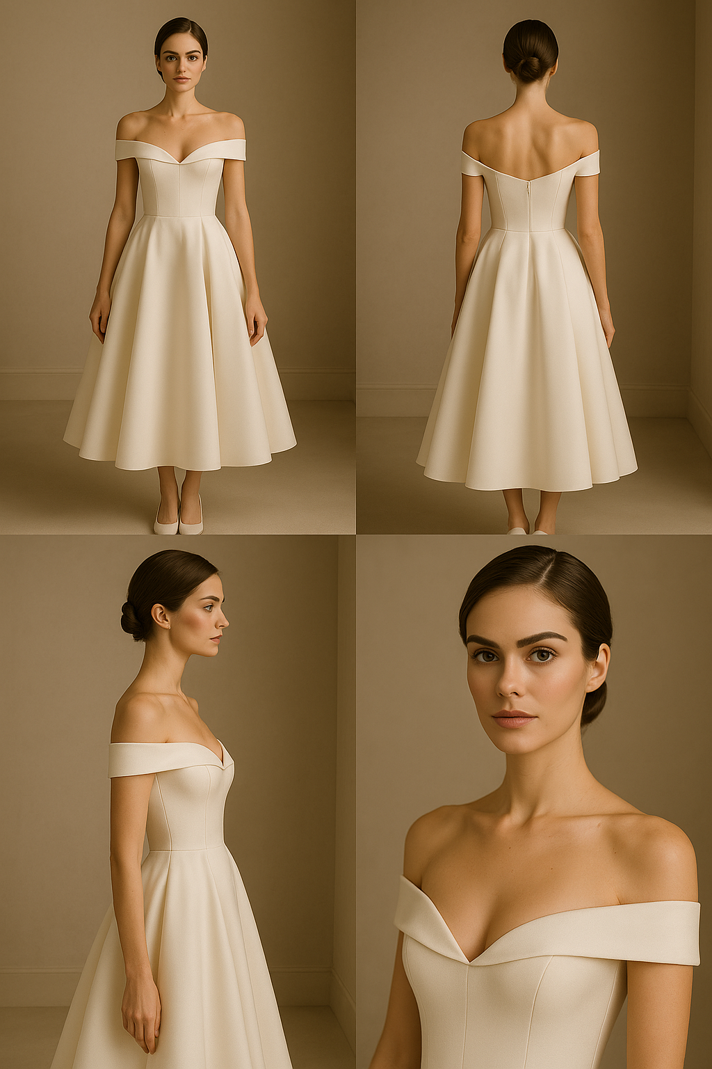 Tea-Length Gown